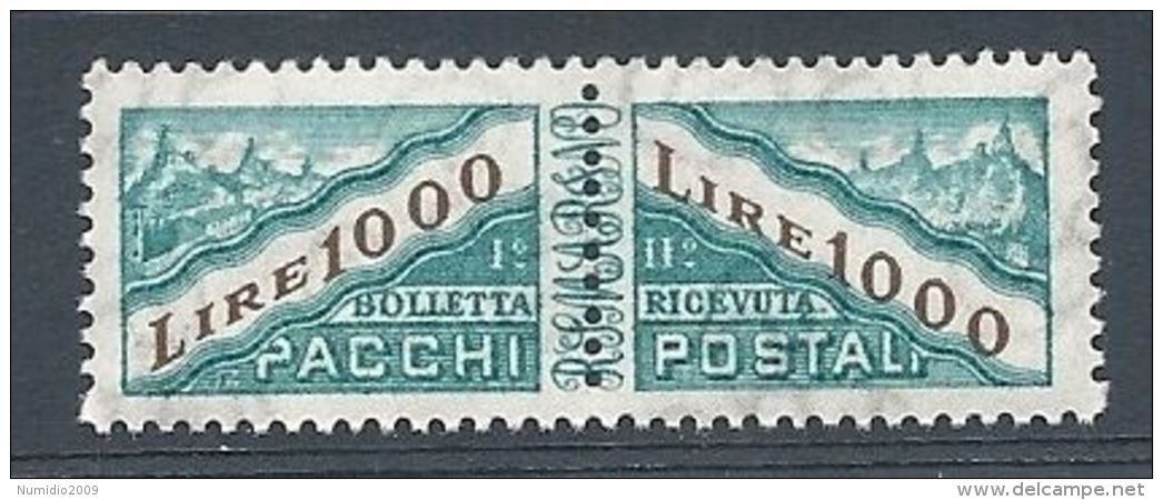 1965-71 SAN MARINO PACCHI POSTALI 1000 &pound; MNH ** 7962-4 - Paketmarken