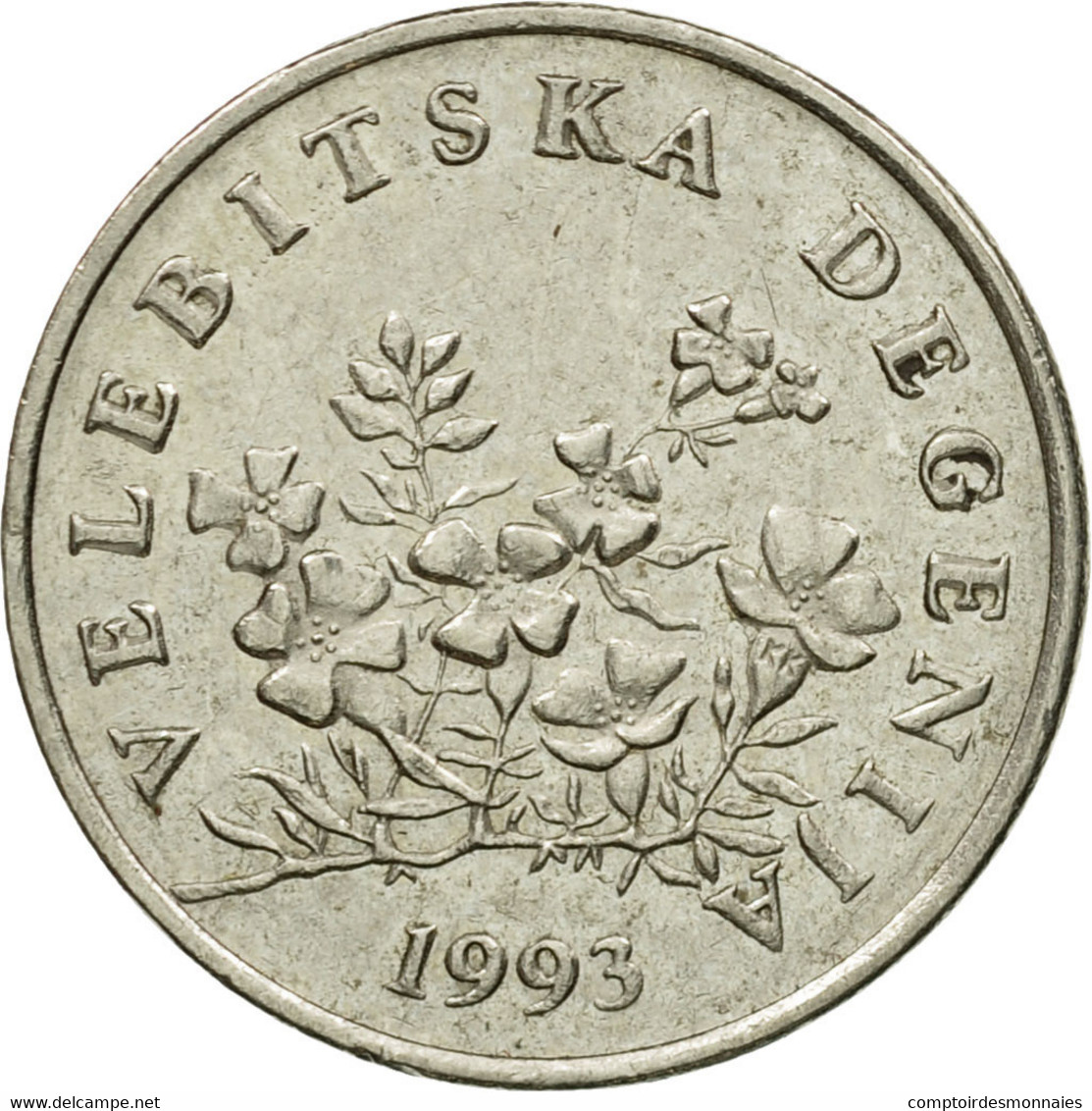 Monnaie, Croatie, 50 Lipa, 1993, TTB, Nickel Plated Steel, KM:8 - Croatia