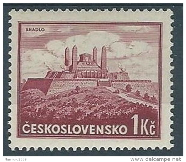 1937 CECOSLOVACCHIA ESPOSIZIONE FILATELICA DI BRATISLAVA 1 KR MH * - CZ008 - Nuovi