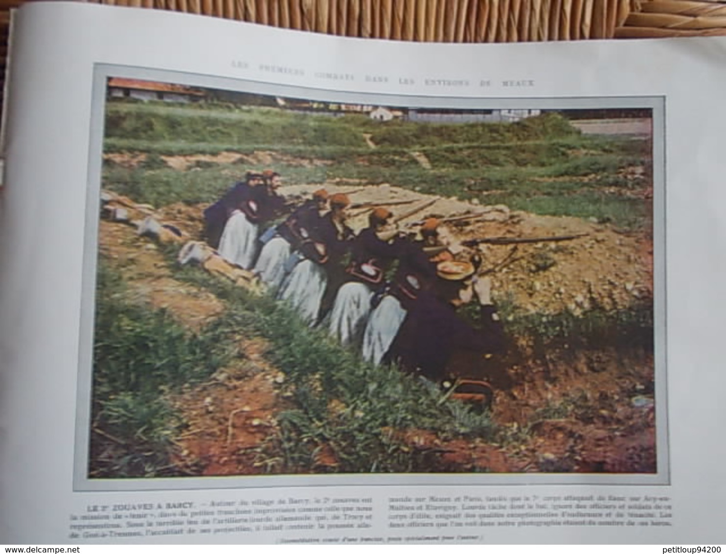 FASCICULE 20 PHOTOGRAPHIES EN COULEURS No1 Les Champs de Bataille de la Marne TEXTE DE GERVAIS-COURTELLEMONT Année 1915