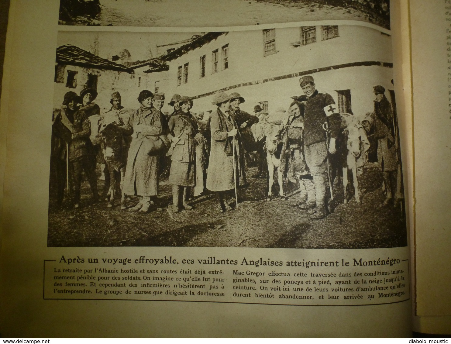 1916 LE MIROIR:Infirmières Angl.et Monténégro Héroïque;Marine Turque Germanisée;Gallipoli;Gaba-Tépé;Atelier-grenades;etc - Francés