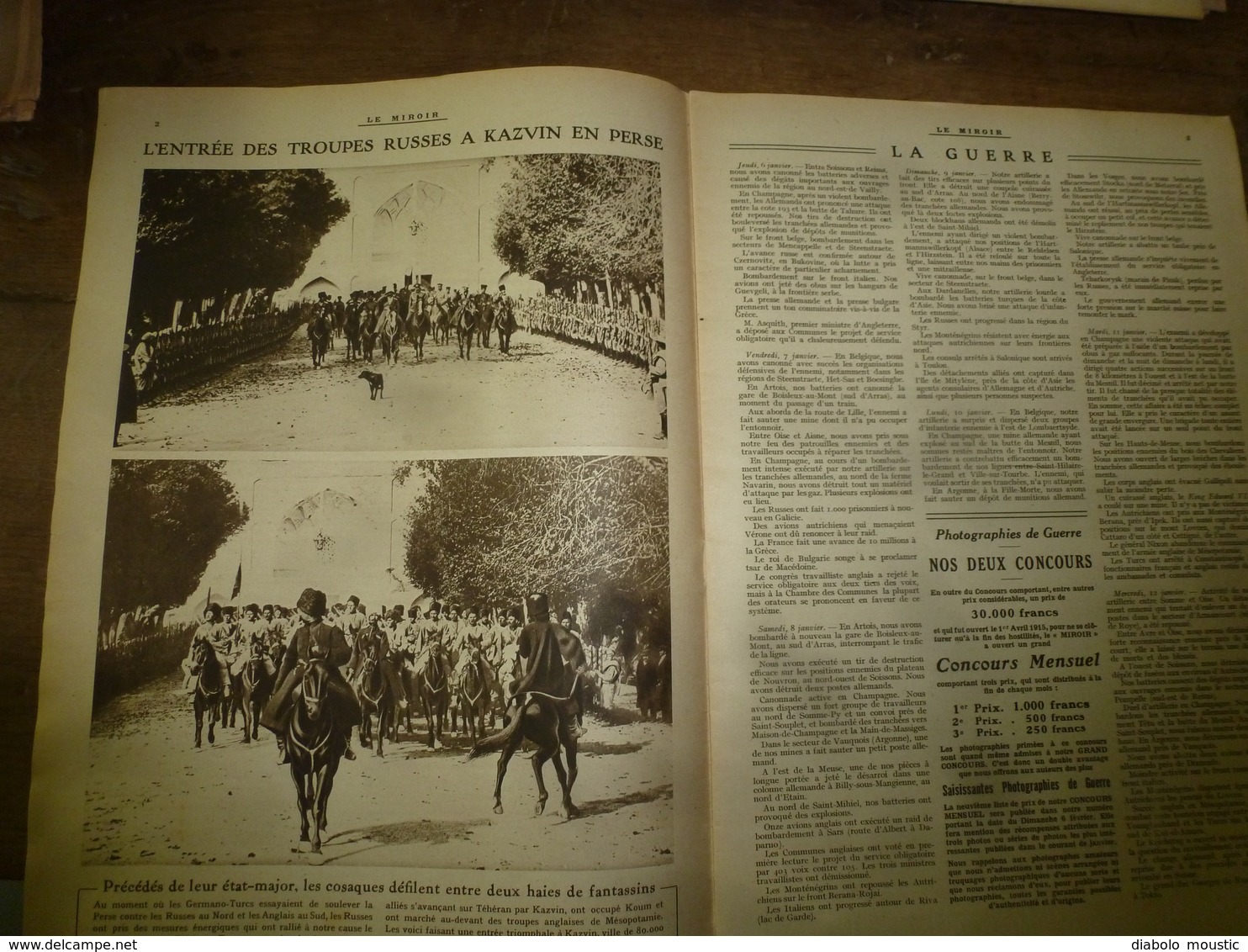 1916 LE MIROIR:Infirmières Angl.et Monténégro Héroïque;Marine Turque Germanisée;Gallipoli;Gaba-Tépé;Atelier-grenades;etc - French