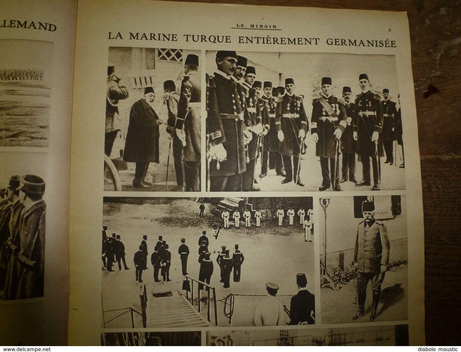 1916 LE MIROIR:Infirmières Angl.et Monténégro Héroïque;Marine Turque Germanisée;Gallipoli;Gaba-Tépé;Atelier-grenades;etc - French