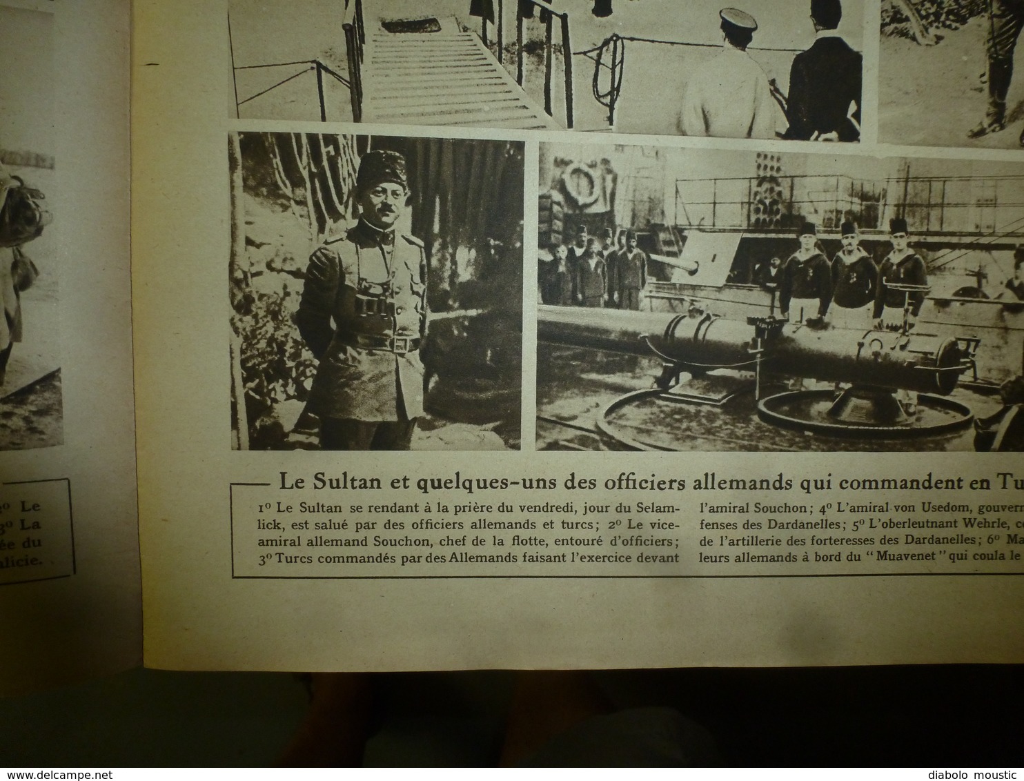 1916 LE MIROIR:Infirmières Angl.et Monténégro Héroïque;Marine Turque Germanisée;Gallipoli;Gaba-Tépé;Atelier-grenades;etc - French
