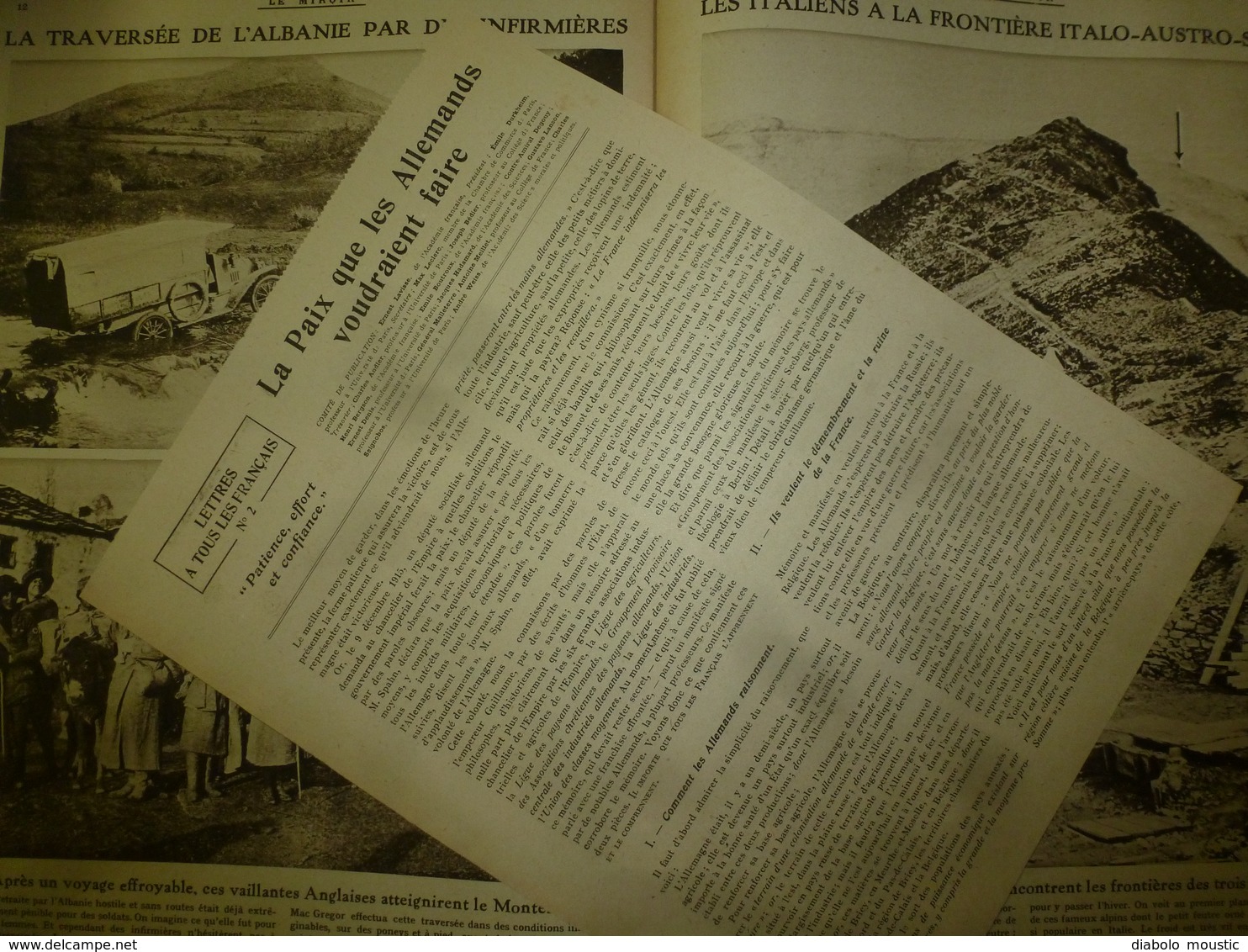 1916 LE MIROIR:Infirmières angl.et Monténégro héroïque;Marine turque germanisée;Gallipoli;Gaba-Tépé;Atelier-grenades;etc