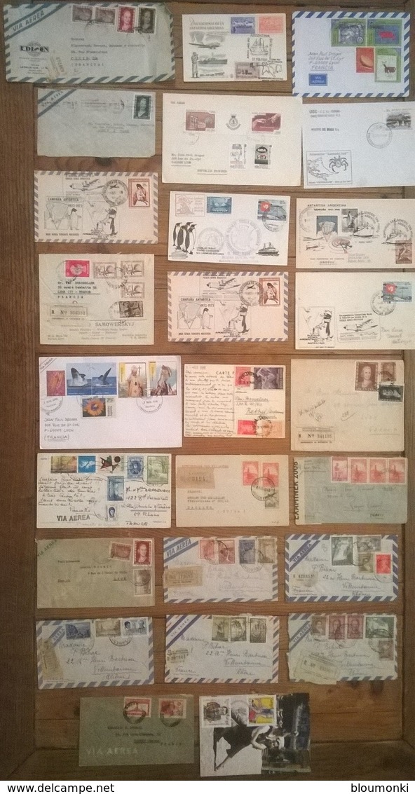 Lot De 26 Enveloppes Et Timbres ARGENTINA / Argentine - Autres & Non Classés