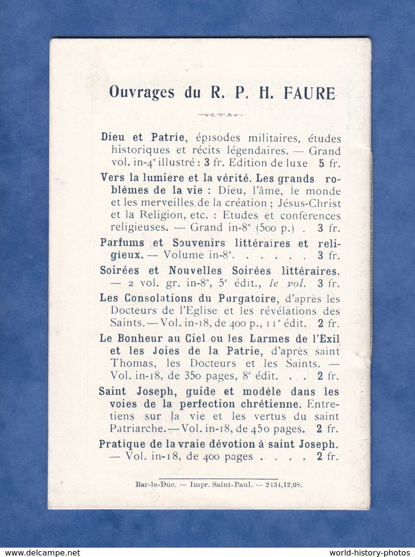 Calendrier Ancien Sous Forme De Livret Avec Chants - 1909 - Petites Fleurs De Bonne Année Parfum Céleste Dieu St Joseph - Formato Piccolo : 1901-20