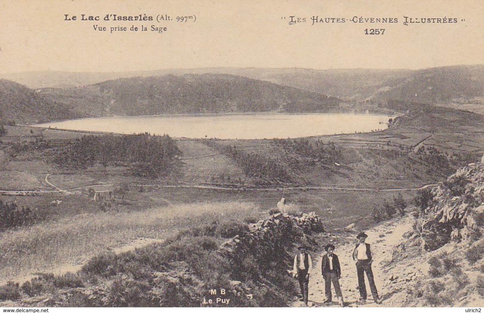 CPA Le Lac-d'Issarlès - Vue Prise De La Sage  (36347) - Largentiere