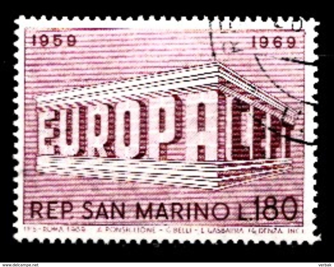 Saint-Marin 1969  Mi.nr.:926  Europa  OBLITÉRÉS / USED / GESTEMPELD - Oblitérés