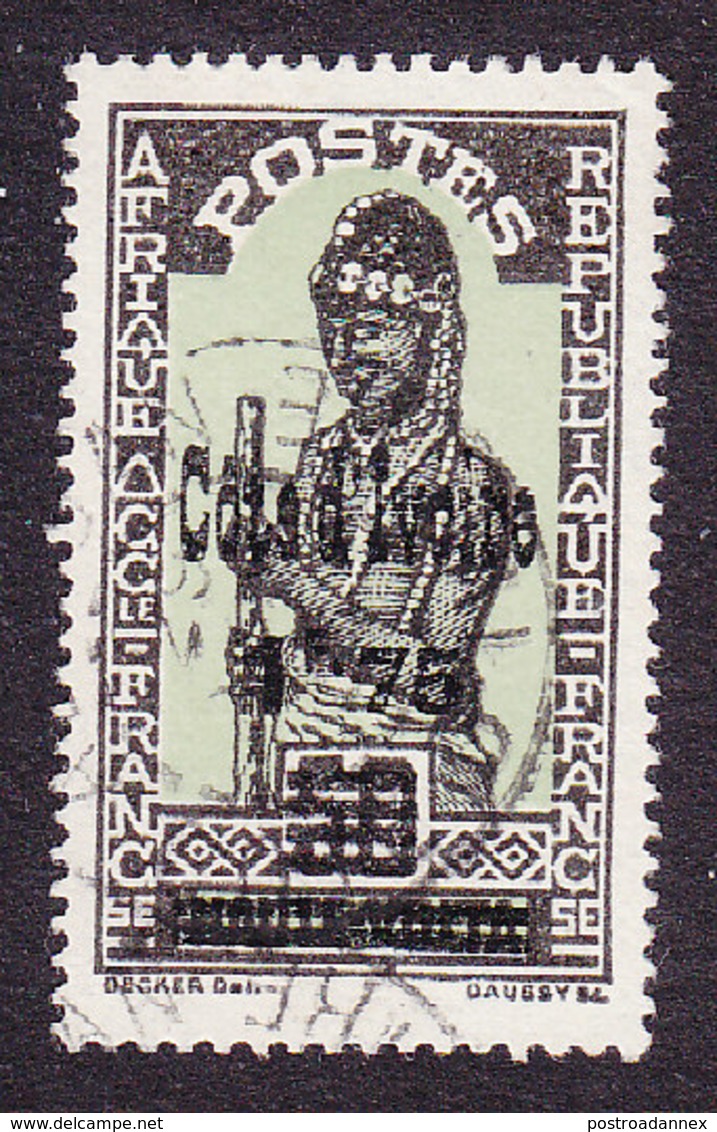 Ivory Coast, Scott #111, Used, Stamps Of Burkina Faso Surcharged, Issued 1933 - Oblitérés