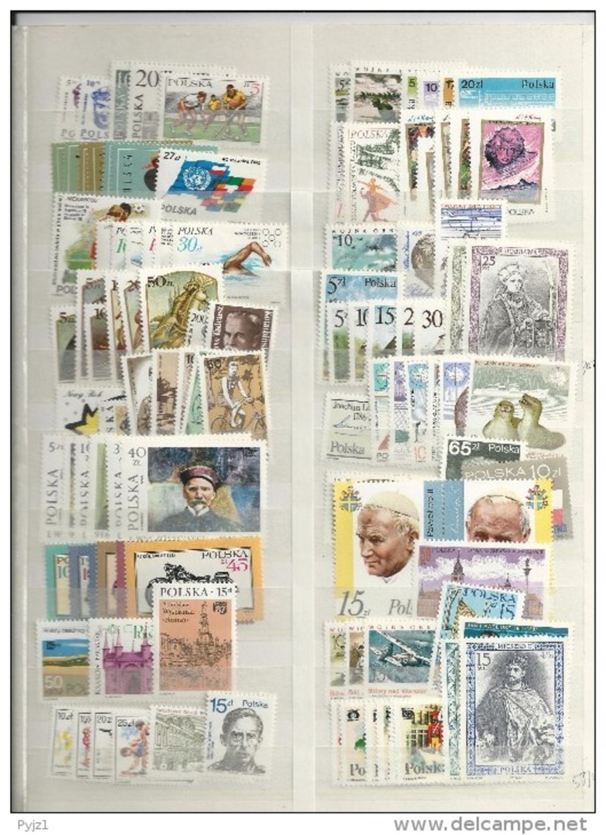 Poland, Polen, Complete Sets (2 Scans) MNH Postfris - Collections (without Album)