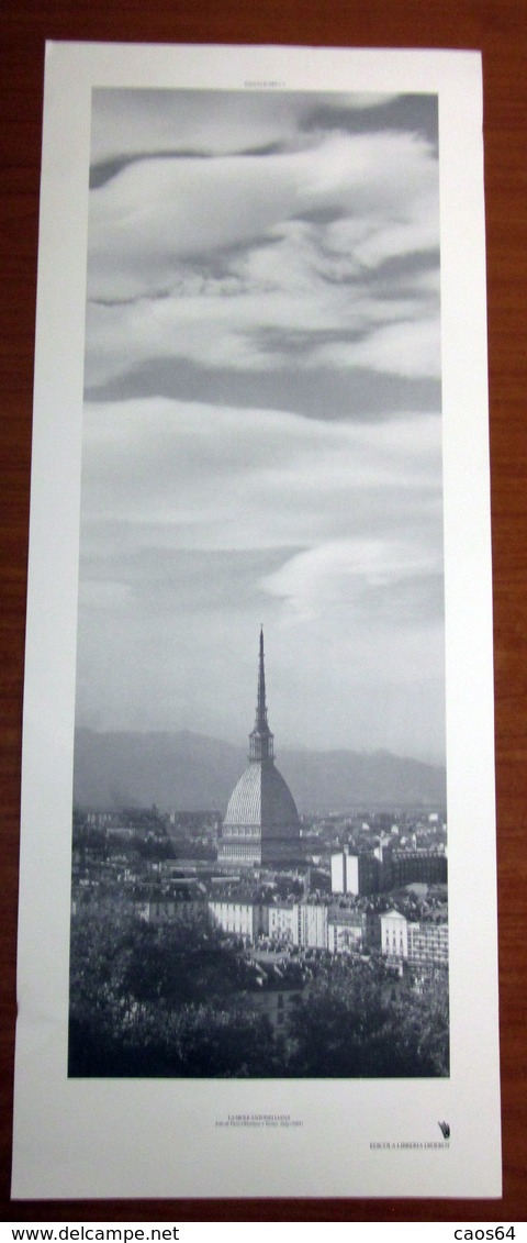 LA MOLE ANTONELLIANA TORINO FOTO DI PIERO OTTAVIANO 2001   60 X 23,5 CM. - Stampe & Incisioni