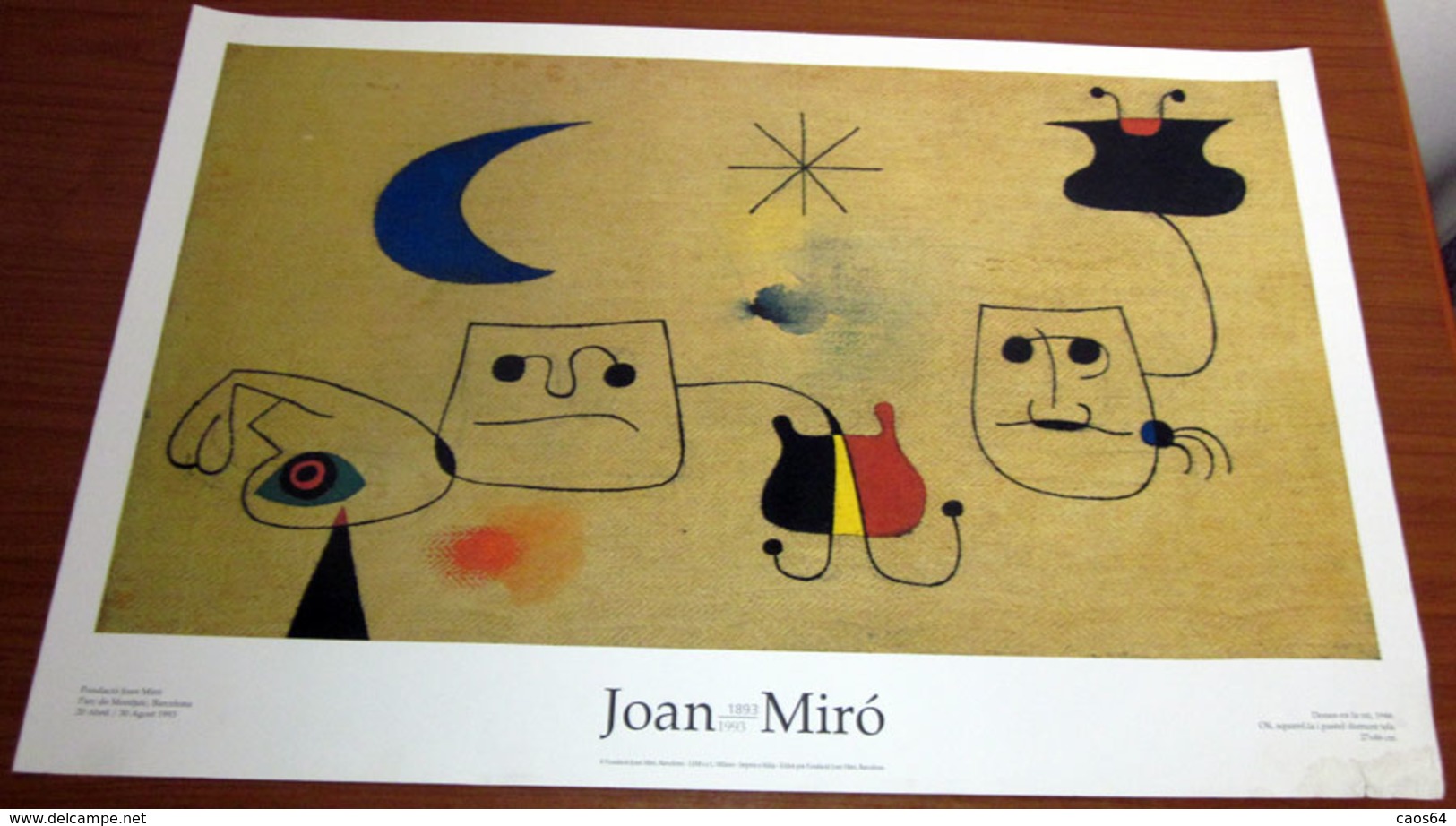 FUNDACIO' JOAN MIRO' PARC DE MONTJUIC BARCELONA 1993   60 X 40 CM. - Stampe & Incisioni