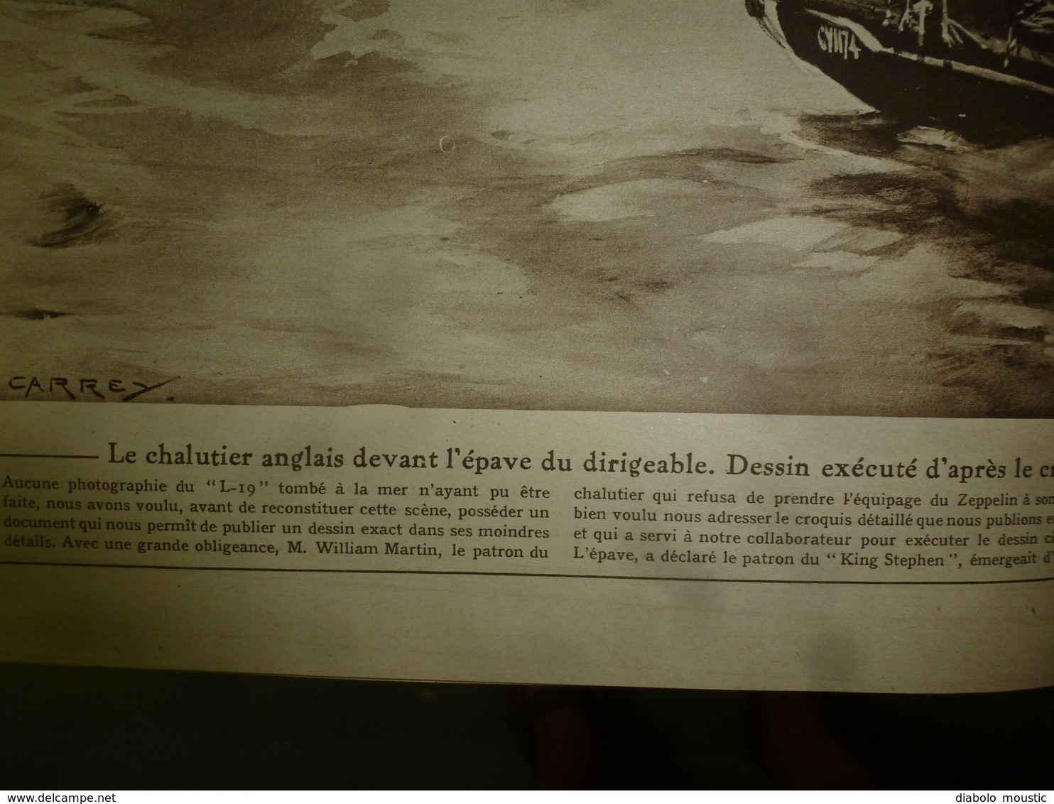 1916 LE MIROIR:Méharistes-canons;Ital-île Saseno Vallona;Naufrage Zeppelin L-19;King Stephen;Gare de Topsin;Cettigné;etc