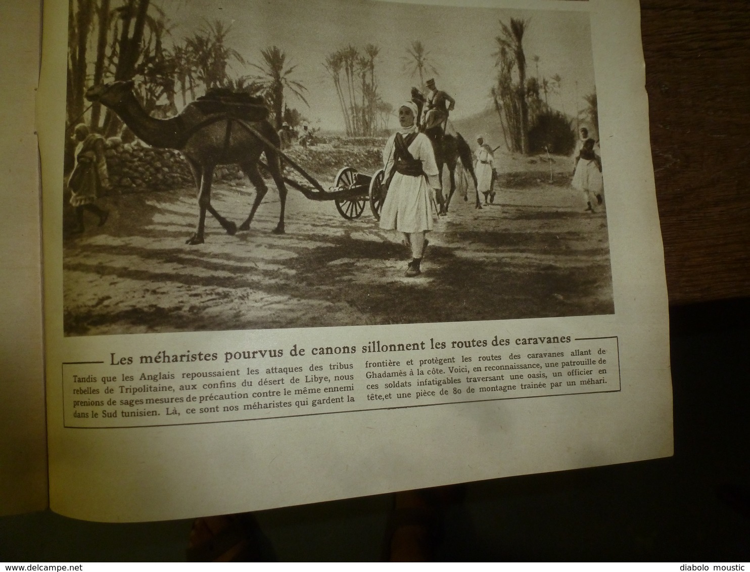 1916 LE MIROIR:Méharistes-canons;Ital-île Saseno Vallona;Naufrage Zeppelin L-19;King Stephen;Gare de Topsin;Cettigné;etc