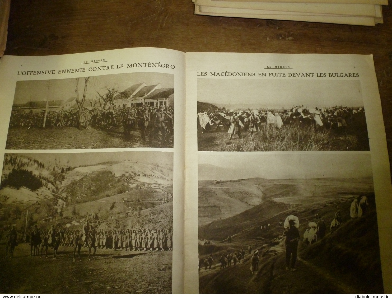 1916 LE MIROIR: Le Chien-mascotte Fume La Pipe;Prisonniers Hameln;Ypres;Aviateurs Fr Internés à Hospenthal,Andermat;etc - Frans