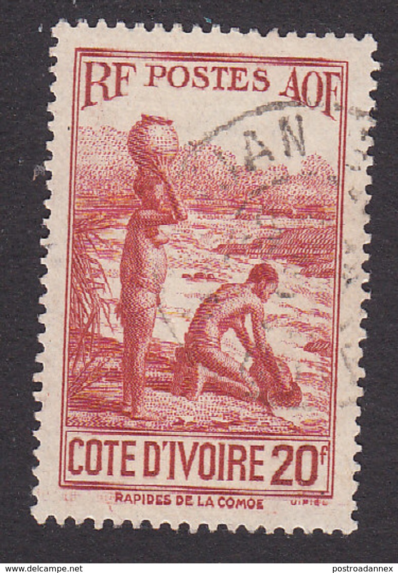 Ivory Coast, Scott #151, Used, Scenes Of Ivory Coast, Issued 1936 - Oblitérés