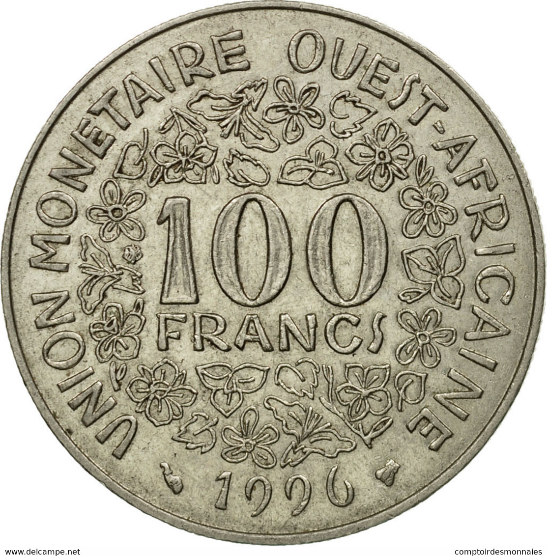 Monnaie, West African States, 100 Francs, 1996, Paris, TTB, Nickel, KM:4 - Ivoorkust