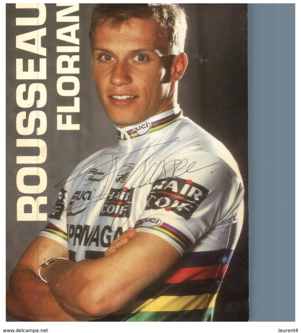 (ORL 510) Palmares Signed Postcard - Florian Rousseau - Cyclisme - - Sportifs