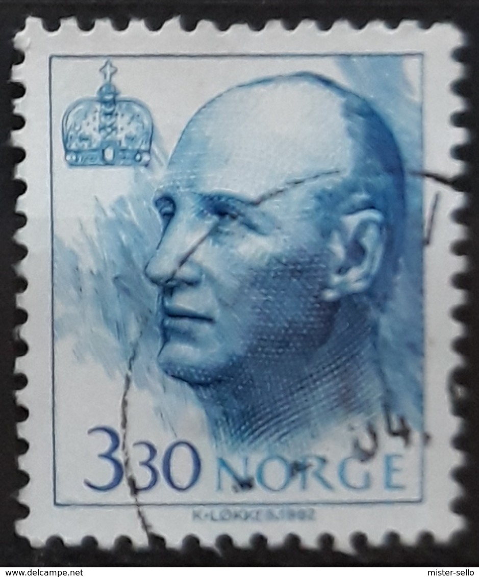 NORUEGA 1992 King Harald. USADO - USED. - Gebraucht