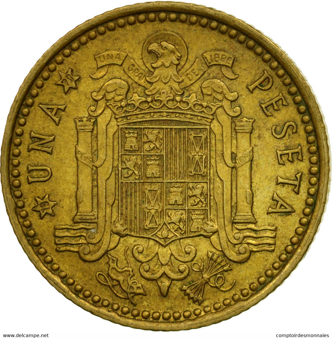Monnaie, Espagne, Francisco Franco, Caudillo, Peseta, 1970, TTB - 1 Peseta