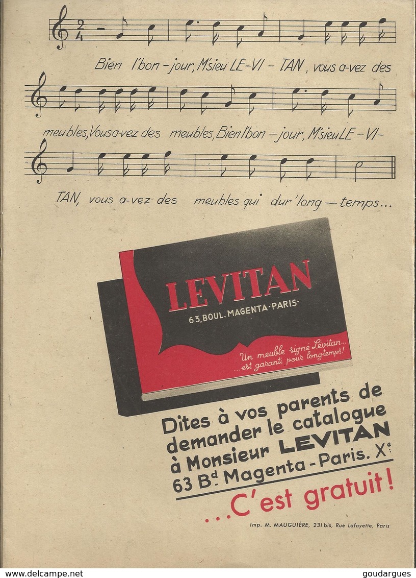 Protège-cahier Offert Par Mr. Lévitan - Book Covers