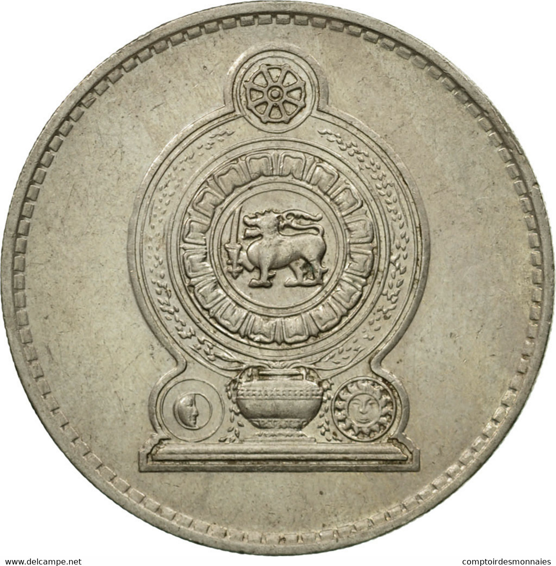 Monnaie, Sri Lanka, 2 Rupees, 1993, TTB, Copper-nickel, KM:147 - Sri Lanka
