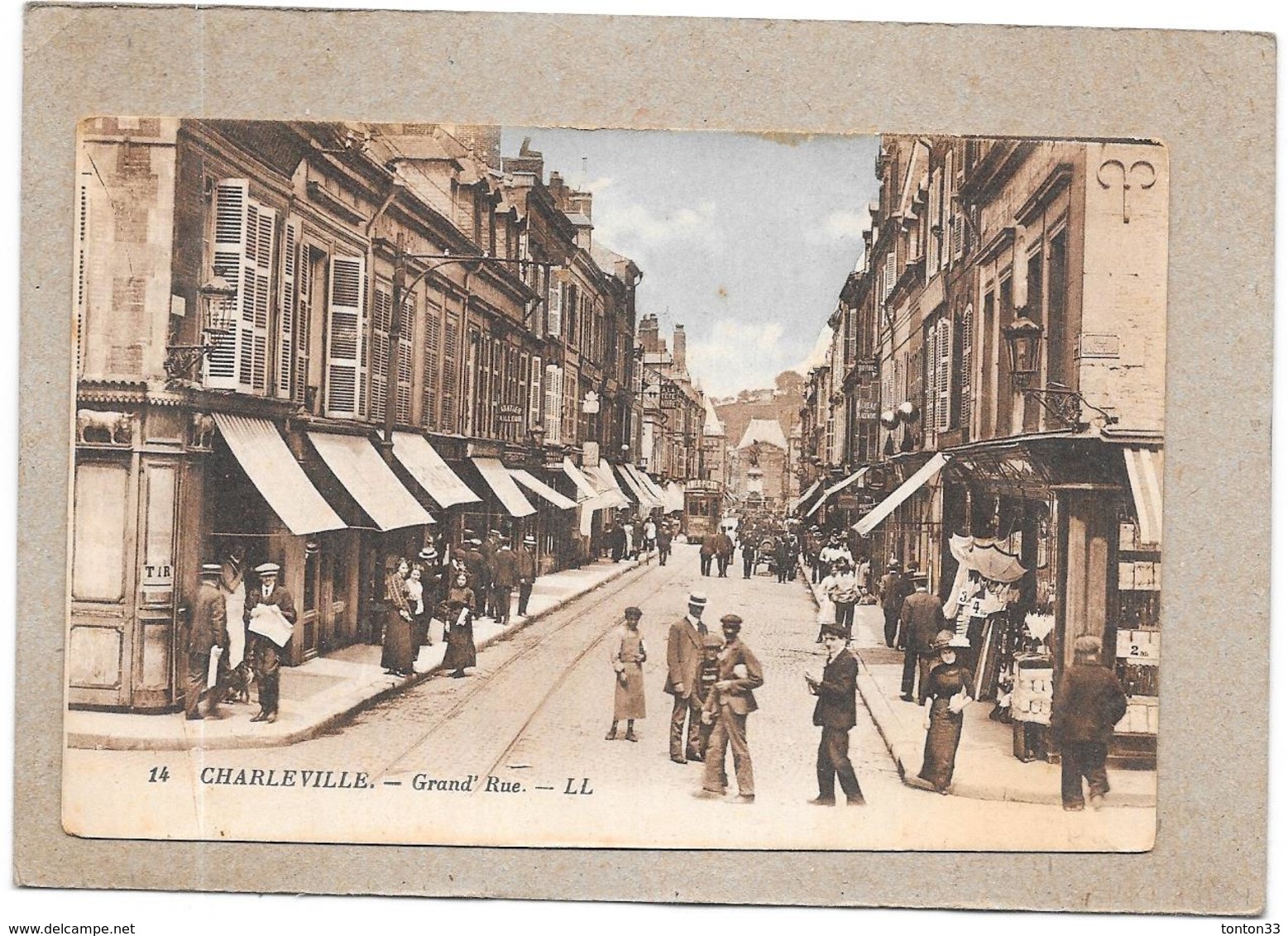 CHARLEVILLE - 08 - CPA COLORISEE - Grand'Rue  - DELC1 - - Charleville