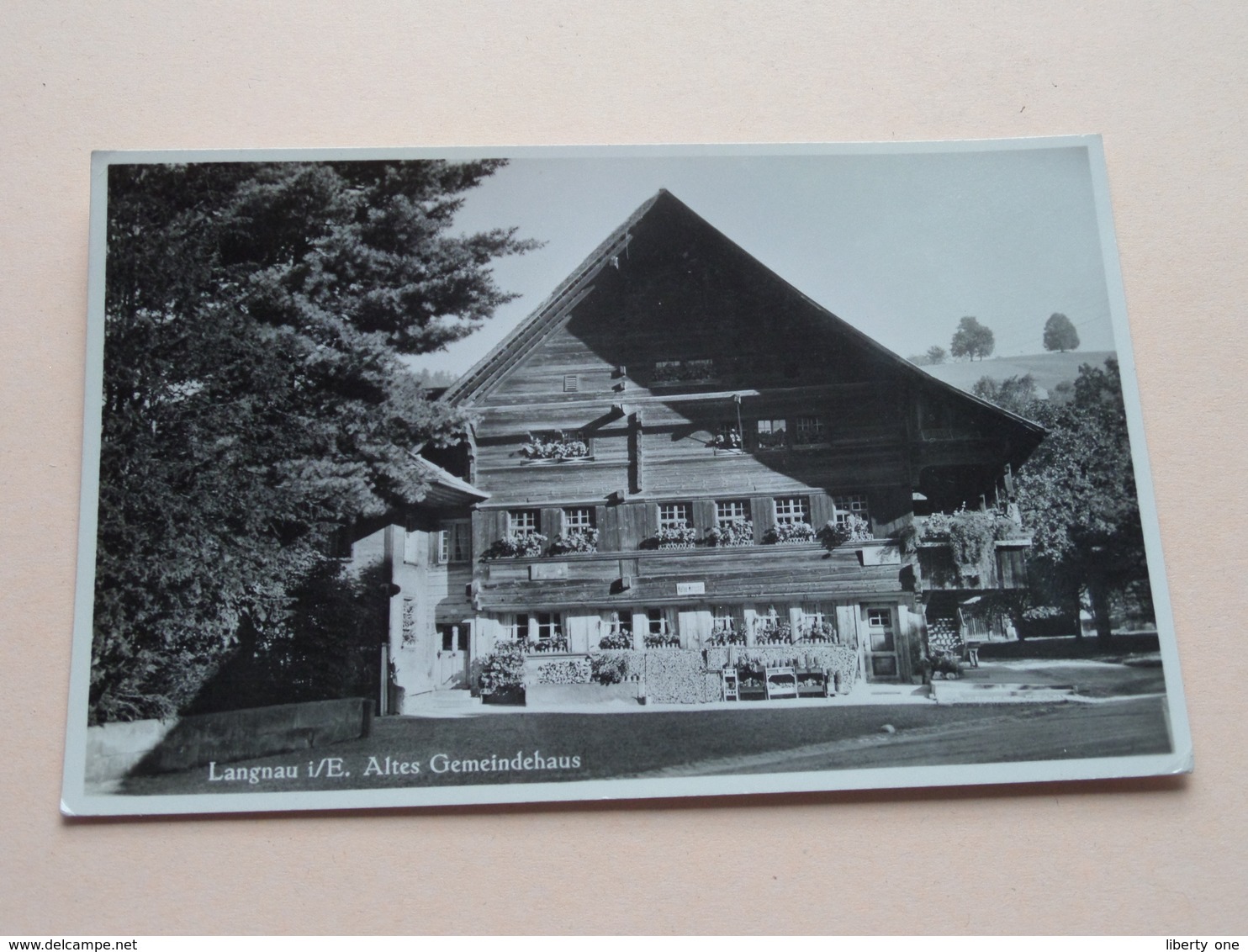 LANGNAU I/E Altes Gemeindehaus ( E. Lehmann ) Anno 1937 ( Zie Foto's ) ! - Langnau Im Emmental