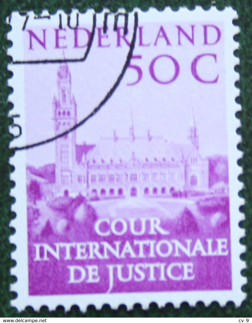 50 Ct Cour Internationale De Justice NVPH Dienst D43 D 43 (Mi Dienst 43) 1977 Gestempeld / Used NEDERLAND / NIEDERLANDE - Service