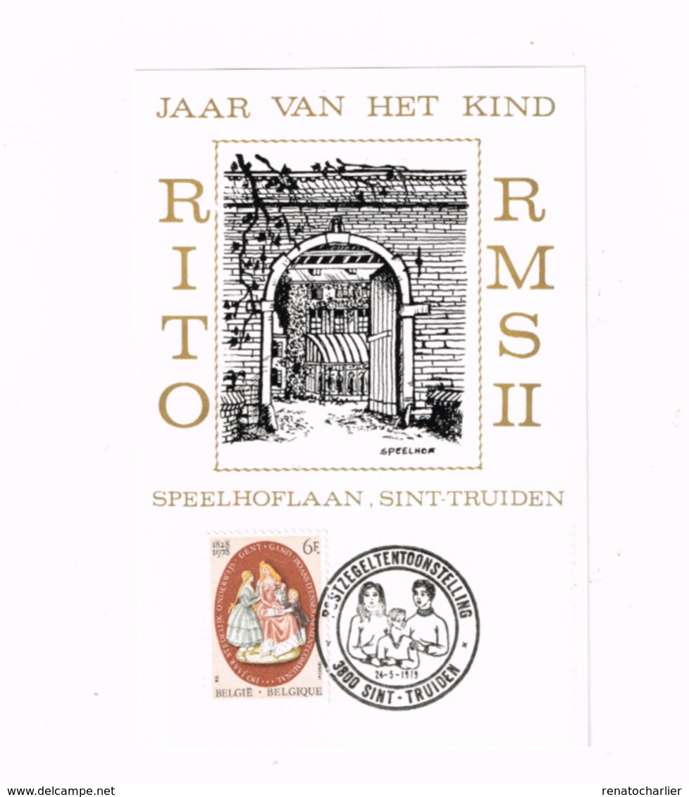 Jaar Van Het Kind."Sint-Truiden.Poszegeltentoonstelling" - Otros & Sin Clasificación