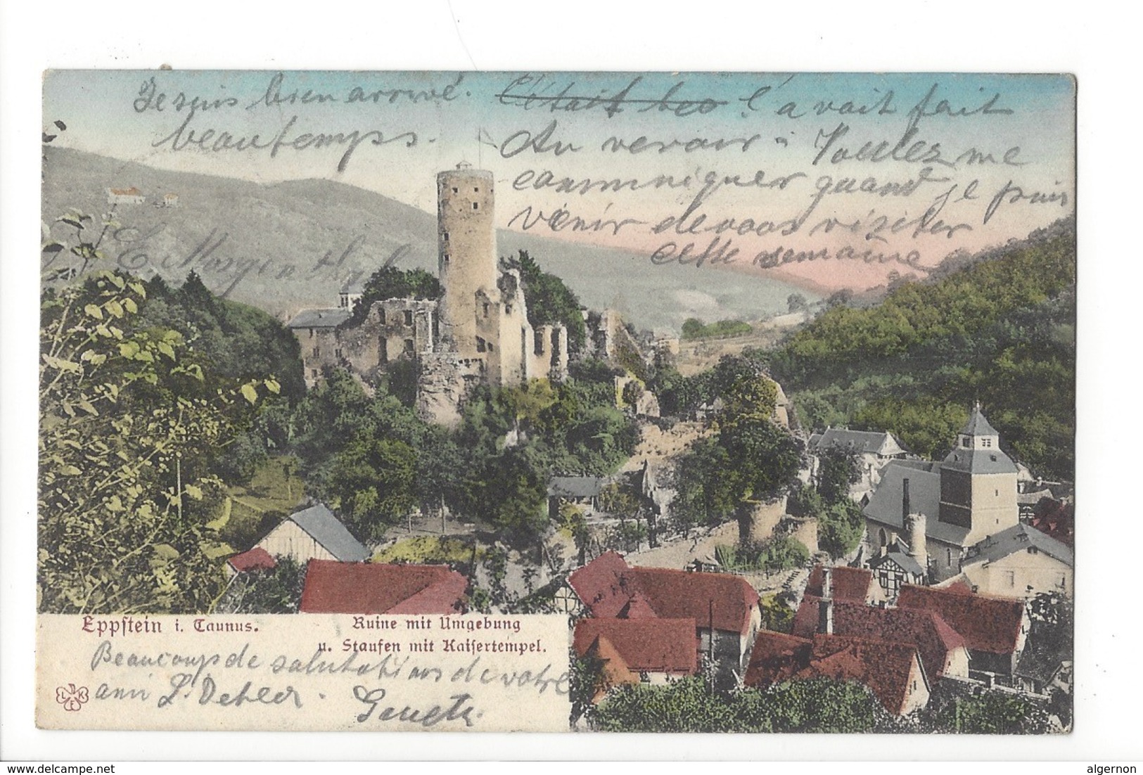 20511 - Eppstein I. Taunus Ruine Mit Untgebung - Taunus