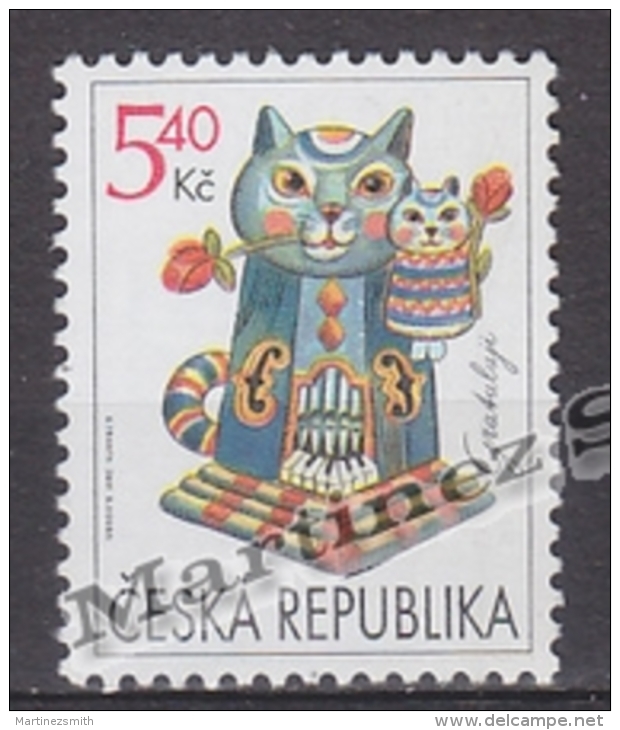 Czech Republic - Tcheque 2001 Yvert 276 Greetings - Cat With Kitten - MNH - Neufs