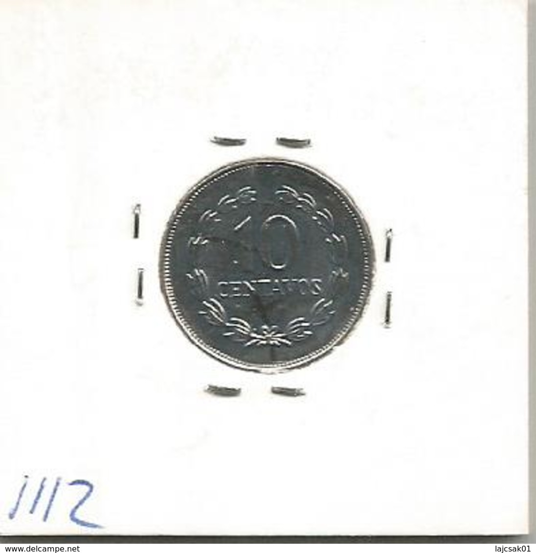 El Salvador 10 Centavos 1993. KM#155a - Salvador