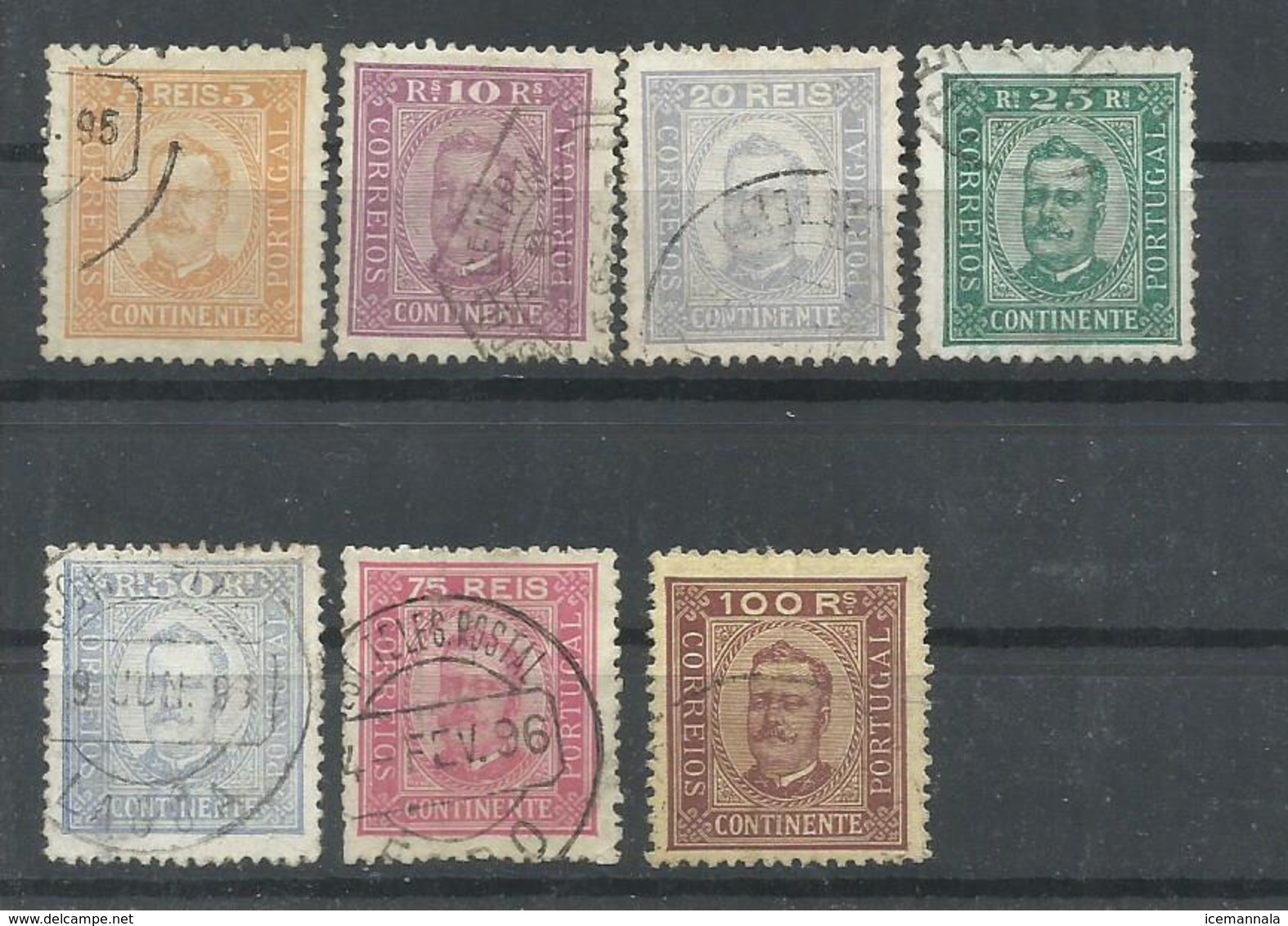 PORTUGAL  YVERT  66/67, 69/72, 74 - Used Stamps