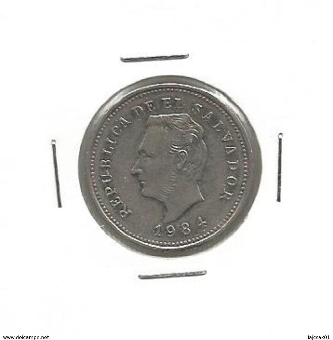 El Salvador 5 Centavos 1984. - El Salvador