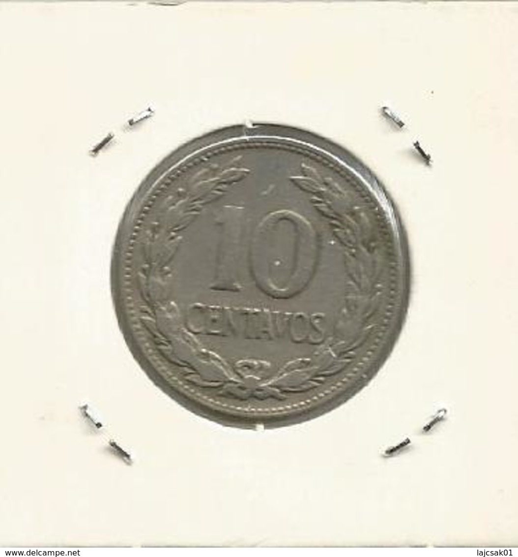 El Salvador 10 Centavos 1972. - Salvador