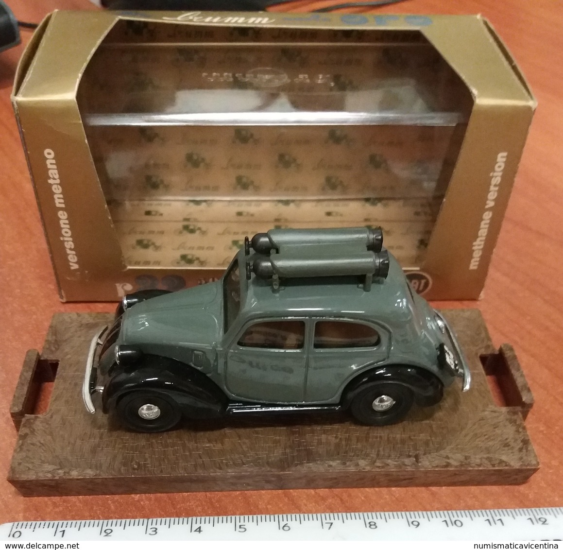 Auto BALILLA Fiat 508 C Cars Brumm Model 1937 / 38 Metano Gas Voitures Miniatures - Brumm