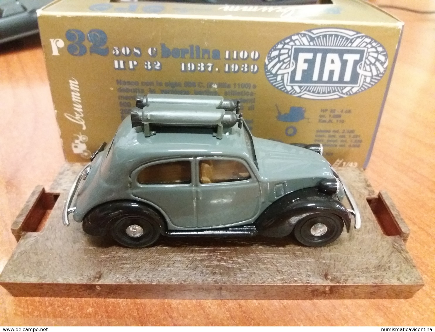 Auto BALILLA Fiat 508 C Cars Brumm Model 1937 / 38 Metano Gas Voitures Miniatures - Brumm