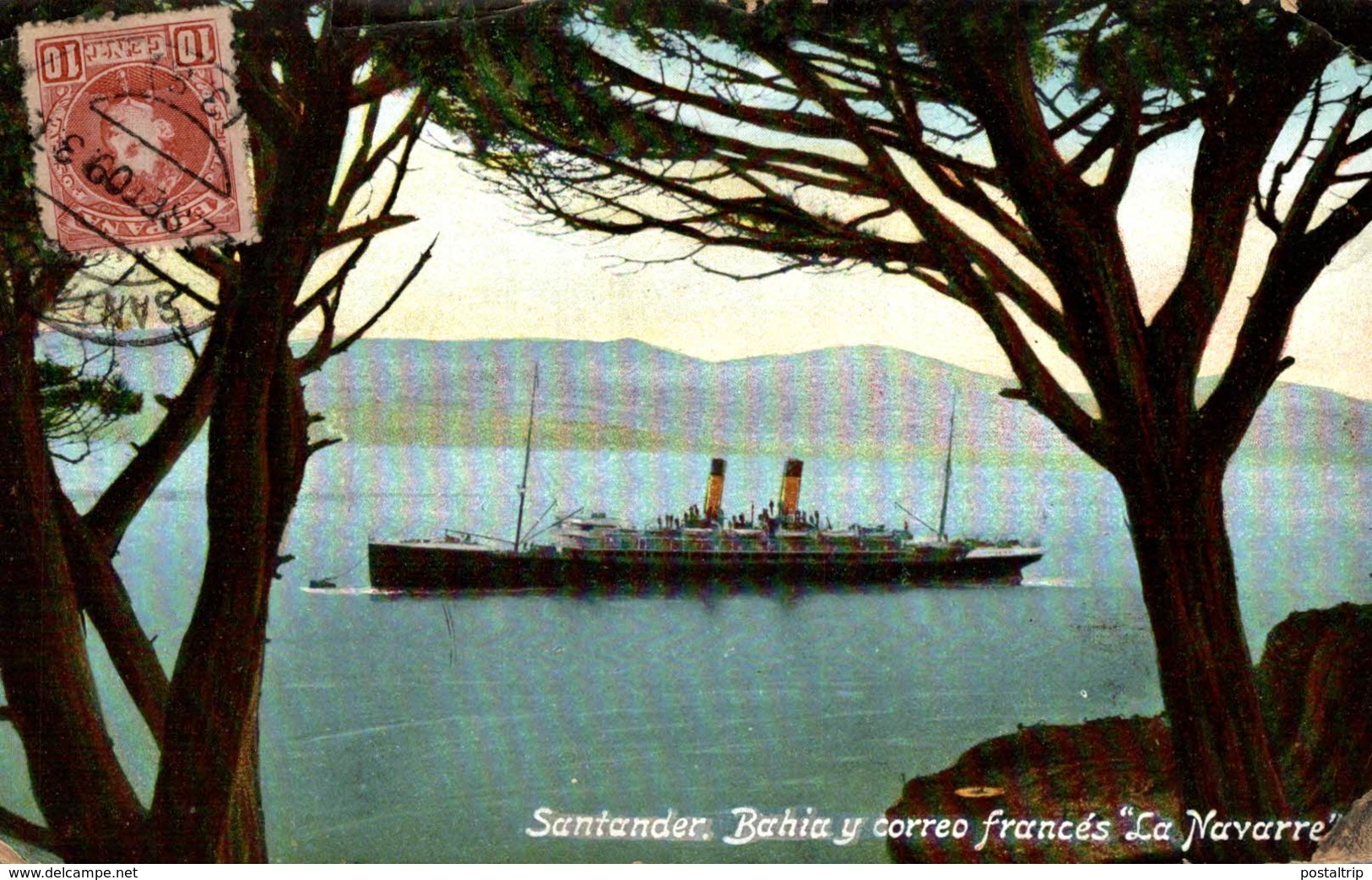 SANTANDER BAHIA Y CORREO FARANCES LA NAVARRE - Cantabria (Santander)