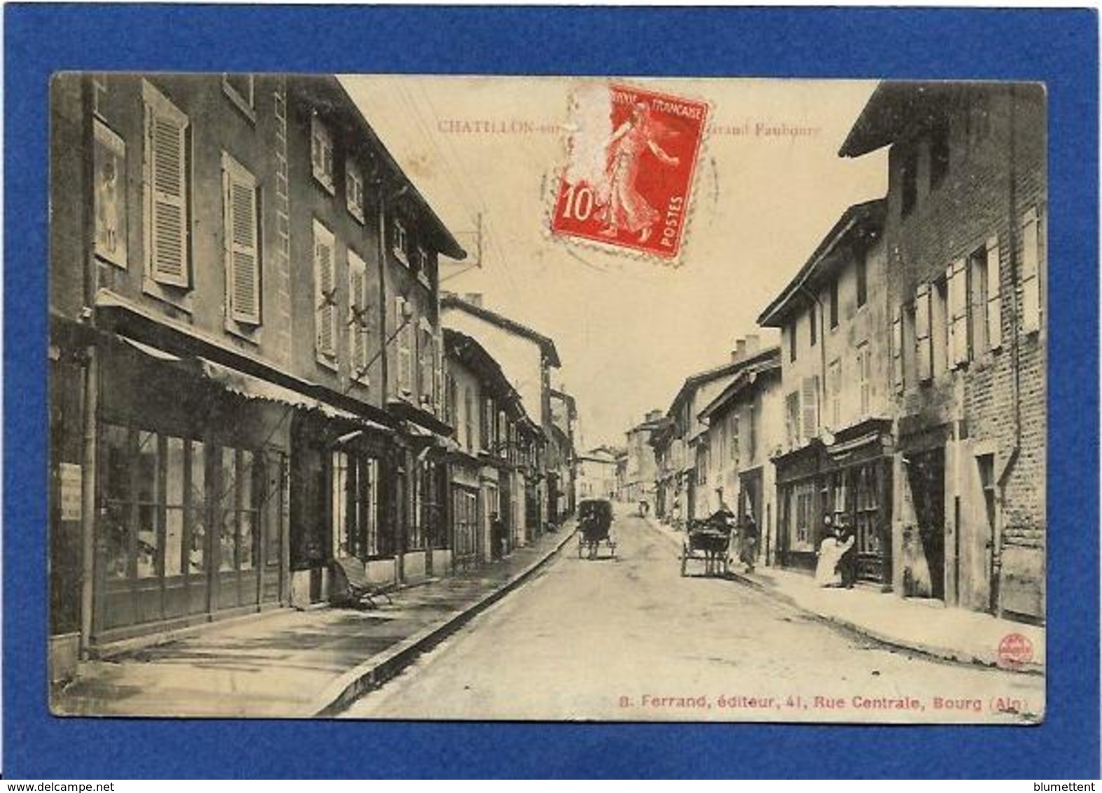 CPA Ain 01 Chatillon Sur Chalaronne Circulé - Châtillon-sur-Chalaronne