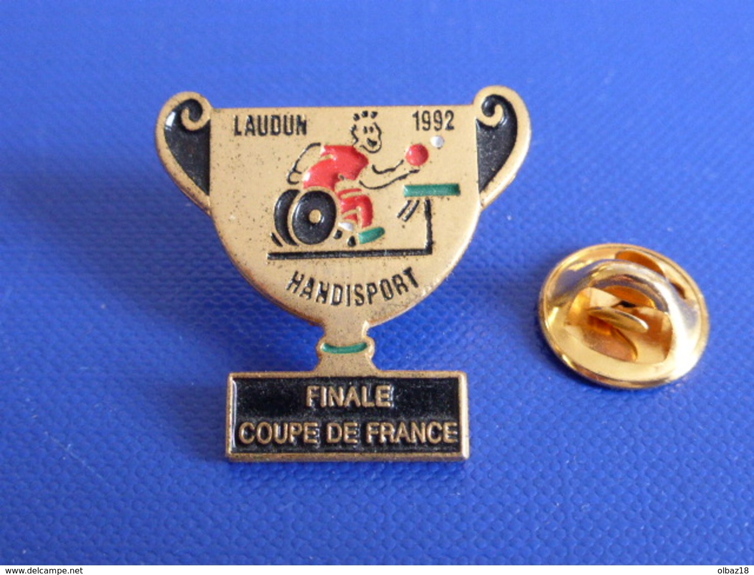 Pin's Laudun 1992 Handisport - Finale Coupe De France - Ping Pong Tennis De Table (PK18) - Tennis Tavolo