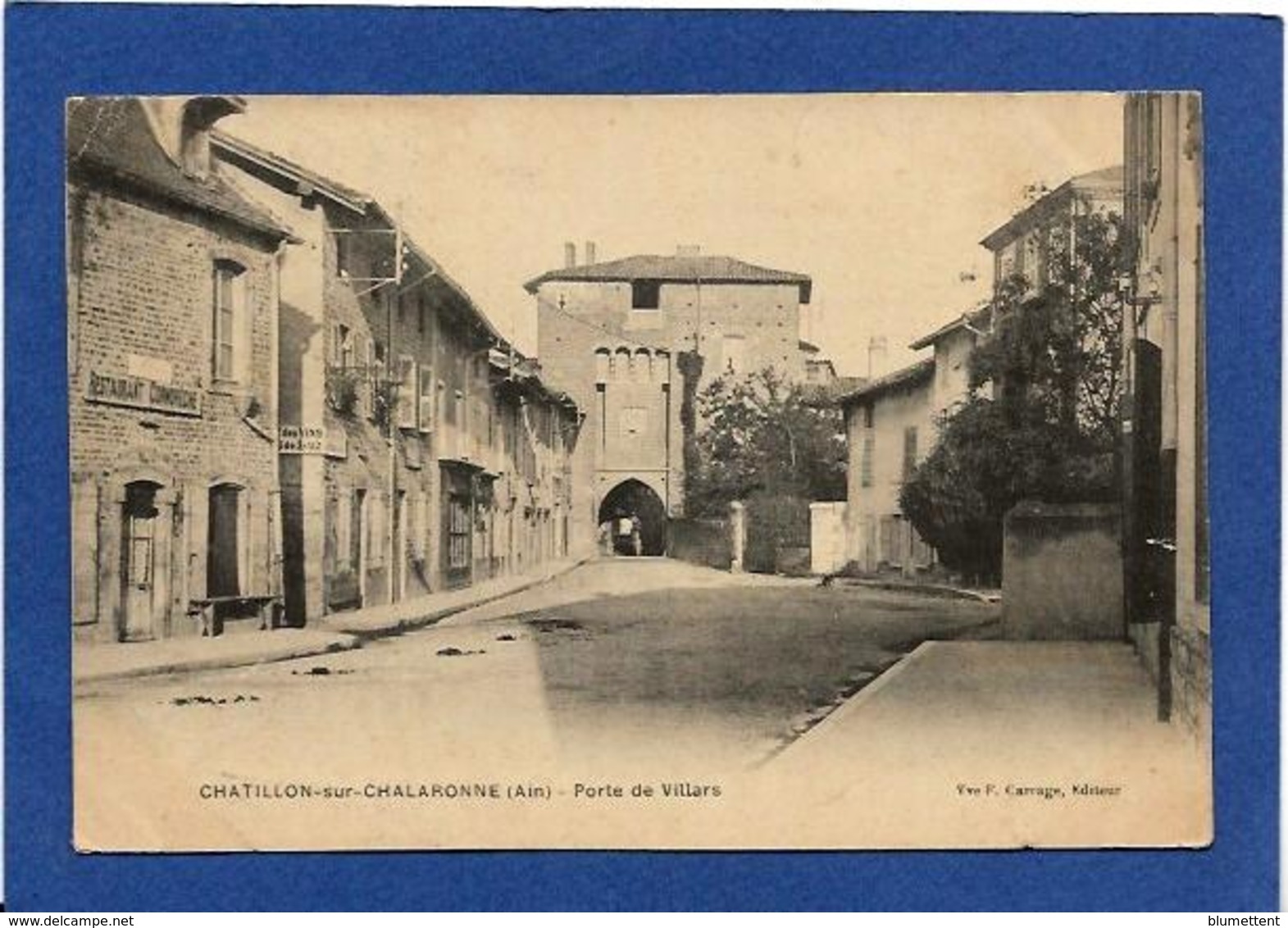 CPA Ain 01 Chatillon Sur Chalaronne Circulé - Châtillon-sur-Chalaronne