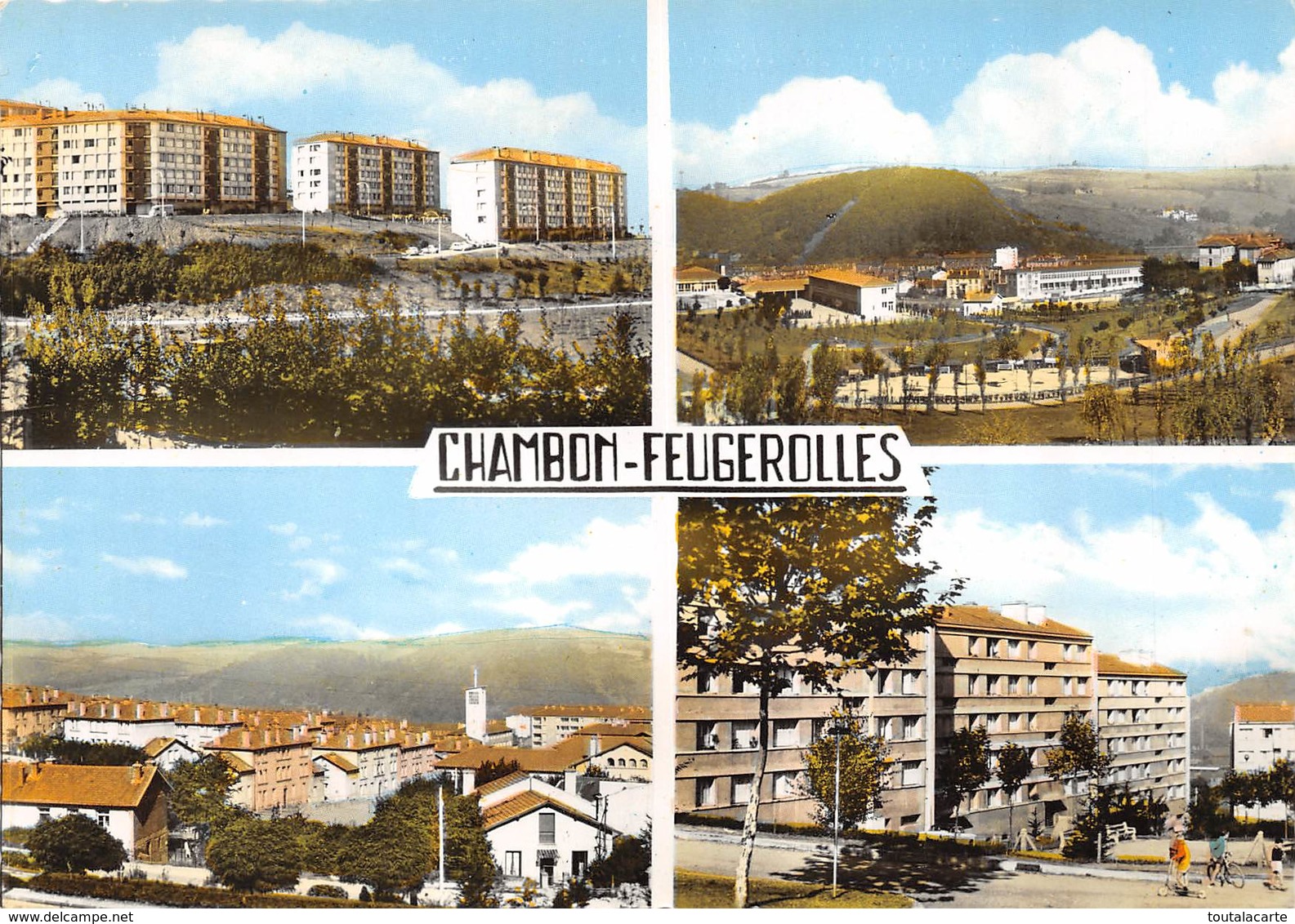 CPSM 42 LE CHAMBON FEUGEROLLES QUARTIER DE LA ROMIERE     Grand Format 15 X 10,5 - Le Chambon Feugerolles