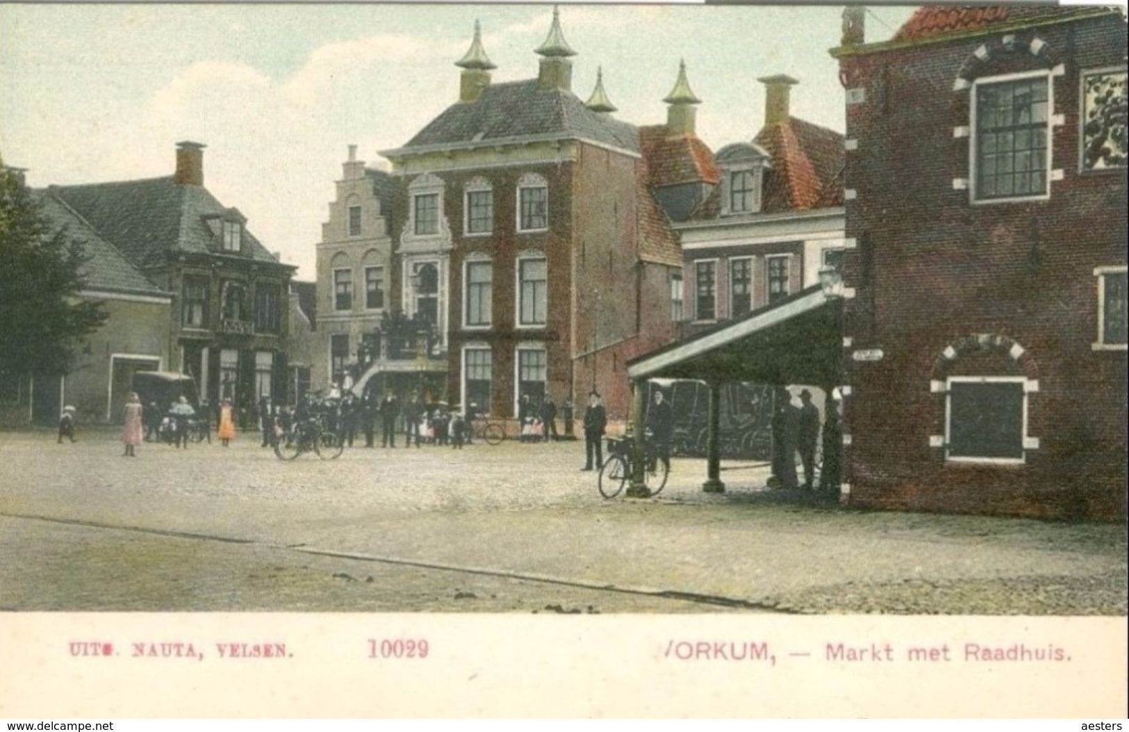 Workum; Markt Met Raadhuis - Niet Gelopen. (Nauta, Velsen) - Workum