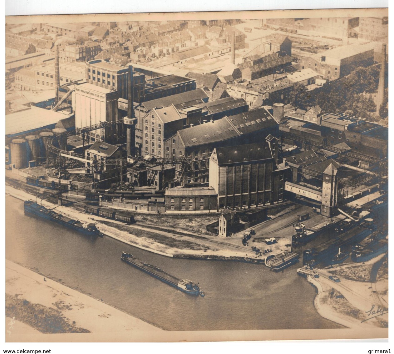 Merksem   Molens Boerenbond Luchtfoto 24x18 Cm - Antwerpen