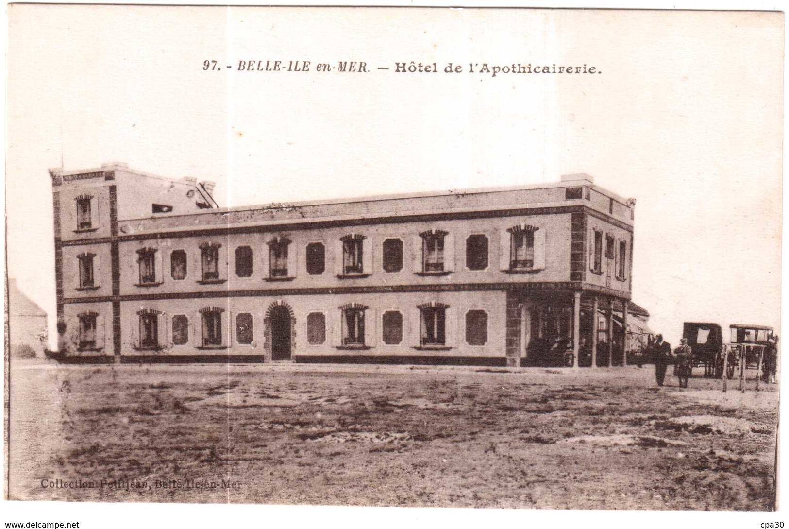 CPA MORBIHAN.BELLE-ILE-en-MER.HOTEL DE L'APOTHICAIRERIE - Belle Ile En Mer