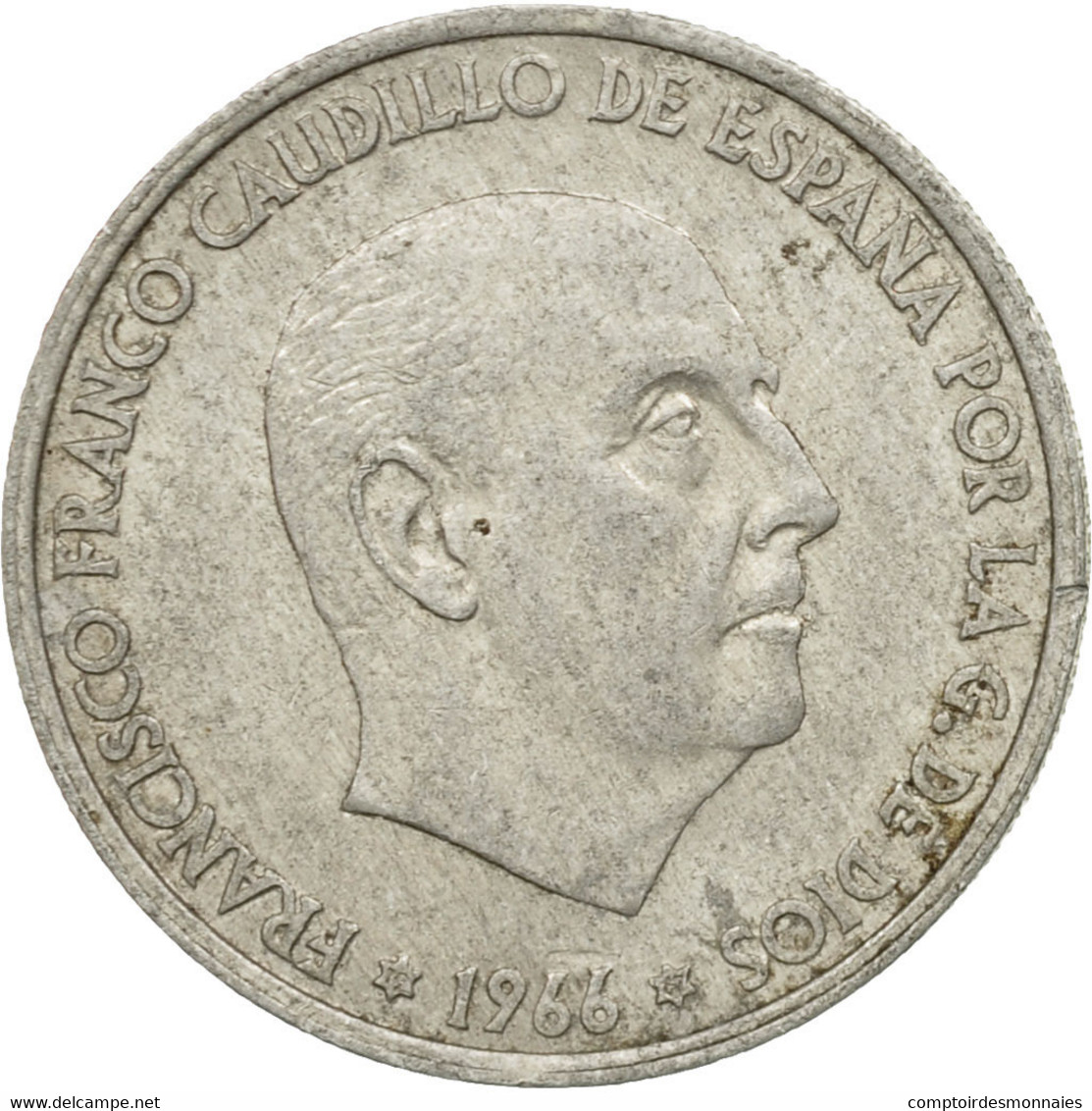 Monnaie, Espagne, Francisco Franco, Caudillo, 50 Centimos, 1967, TTB, Aluminium - 50 Centimos