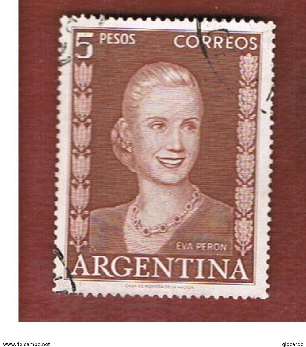ARGENTINA - SG 850  - 1952 EVA PERON     - USED ° - Usati