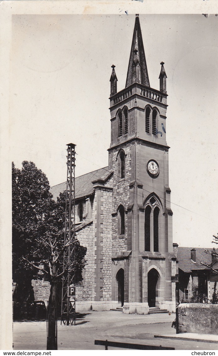 74. SAINT JULIEN EN GENEVOIS. CPA. VERSION PEU COURANTE DE L'EGLISE. ANNEE 1952 - Saint-Julien-en-Genevois